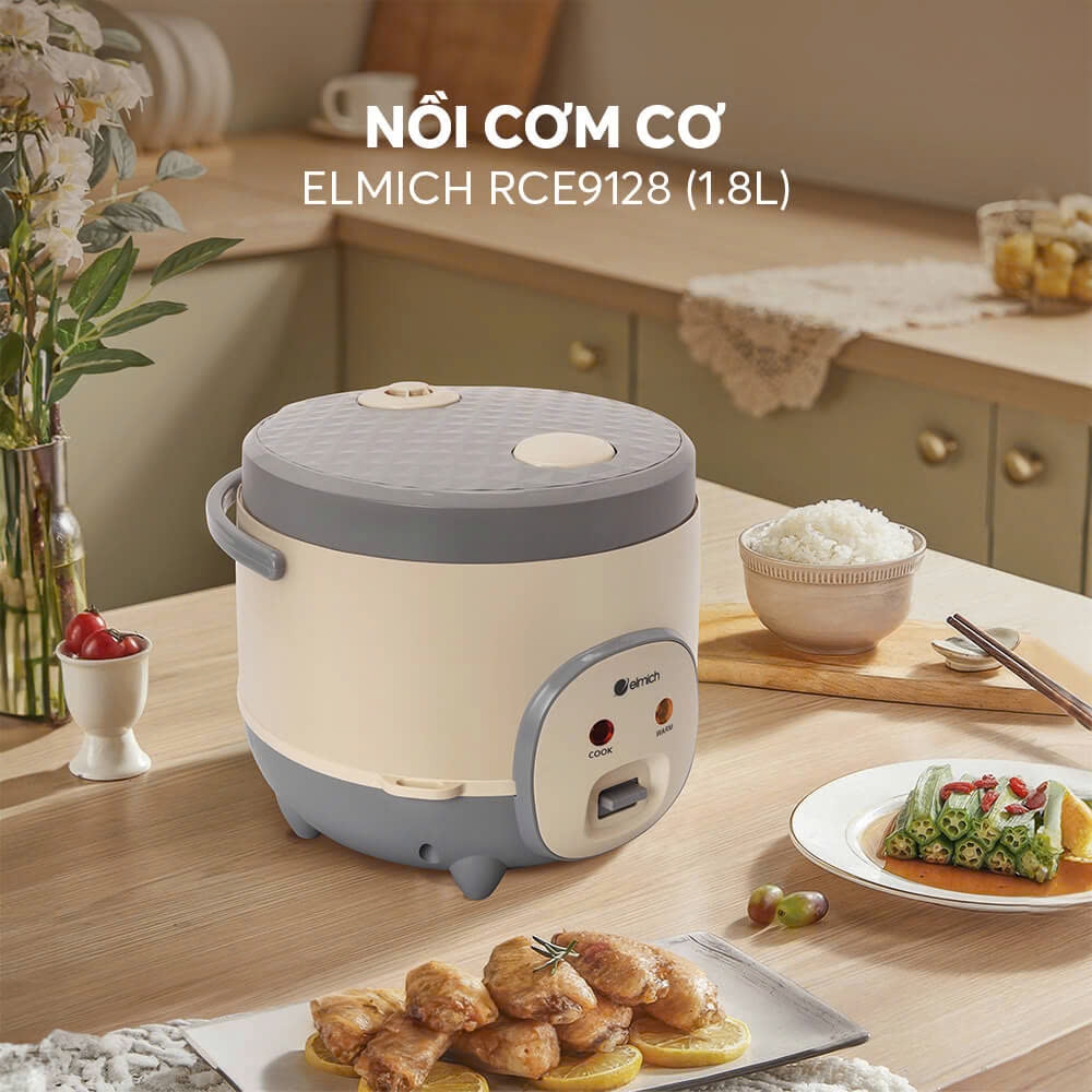 Nồi cơm cơ Elmich 1.8L RCE-9128