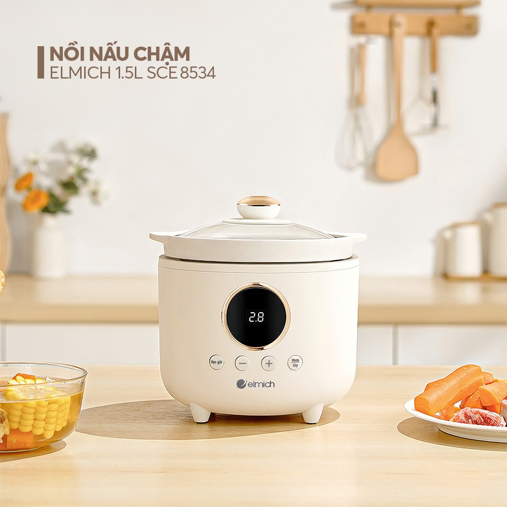 Nồi nấu chậm Elmich 1.5L SCE-8534