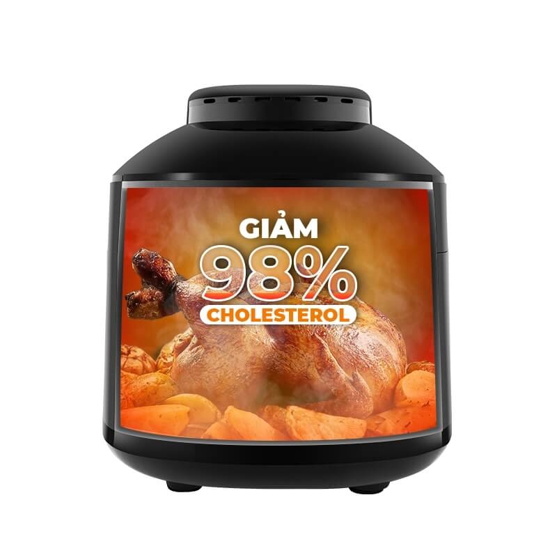 Nồi chiên không dầu kết hợp áp suất đa năng cao cấp Elmich AFE-1808