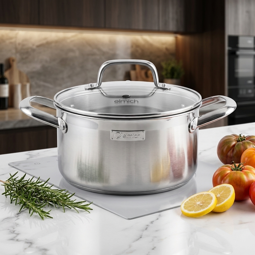 Nồi inox liền khối Elmich Trimax Napoli EL2538IN