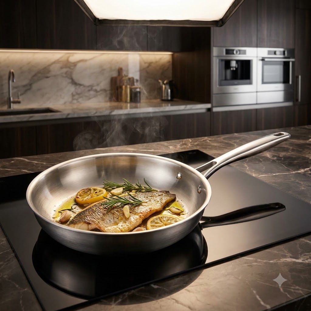 Chảo inox liền khối Elmich Daily Trimax EL2821-24cm