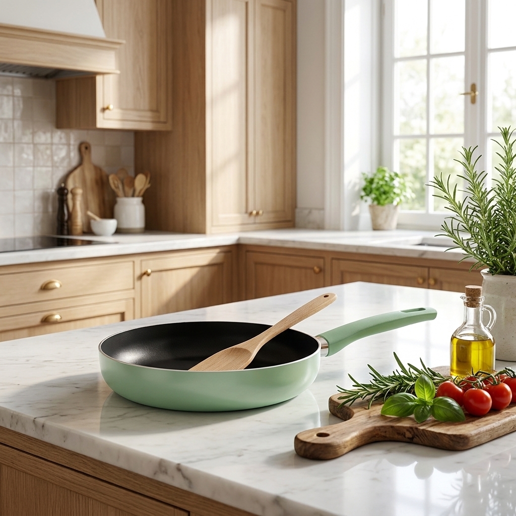 Chảo chống dính Ceramic Elmich EL5972SK - Xanh Pastel
