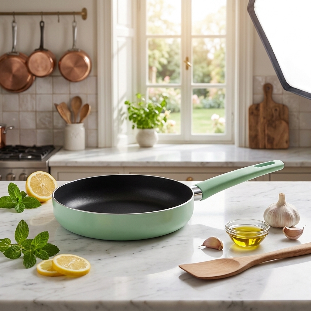 Chảo chống dính Ceramic Elmich EL5972GY - Xanh Mint