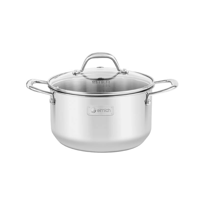 Bộ nồi inox liền khối Elmich Trimax CZ EL-3833 size 16, 20, 22cm
