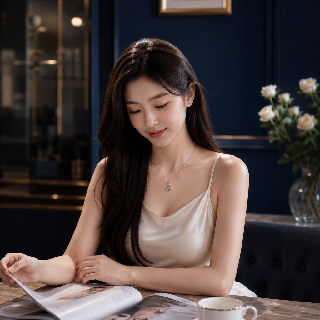 Dây chuyền bạc 925 đính kim cương Moissanite 0,8 Carat