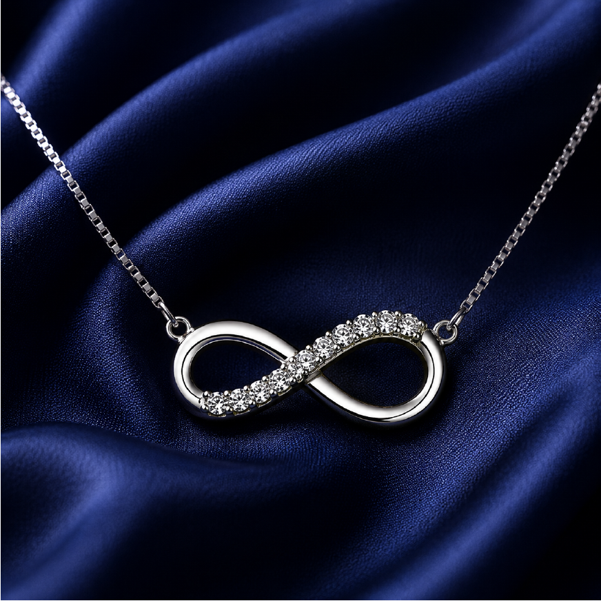 Dây chuyền bạc s925 cao cấp đính Moissanite