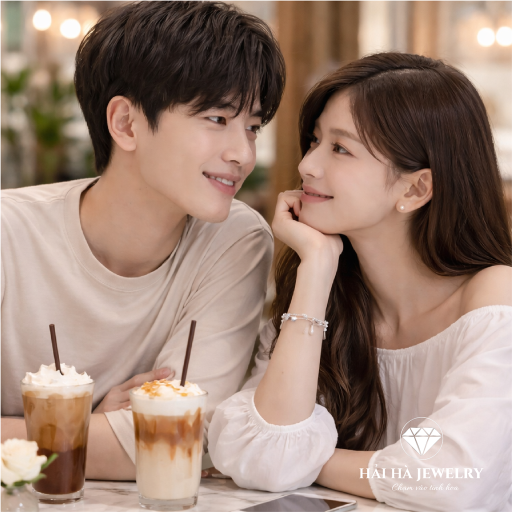 Vòng tay bạc ngôi sao dịu sáng – Những điều nhỏ bé luôn ở lại | Hải Hà Jewelry