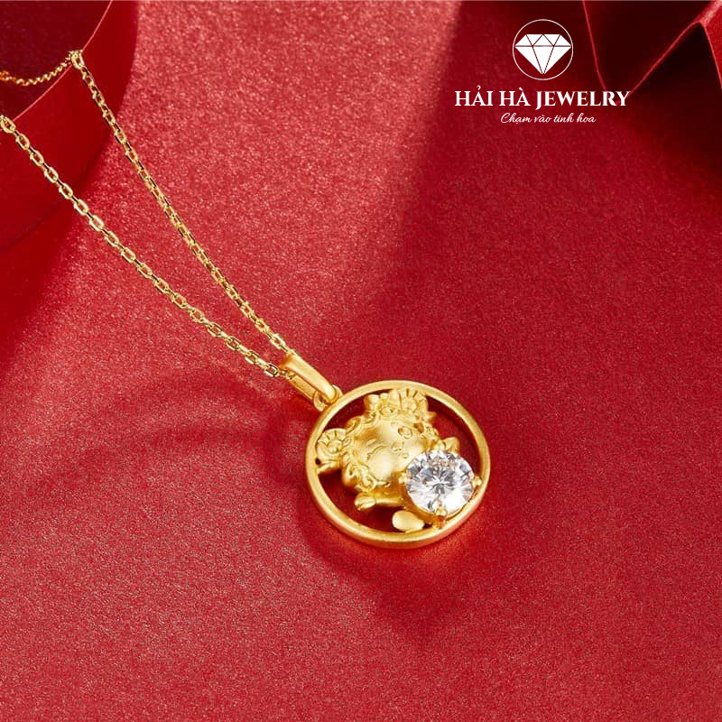 Dây chuyền con giáp tuổi Mùi bạc mạ vàng – Giữ một cảm xúc dịu dàng và đủ đầy | Hải Hà Jewelry