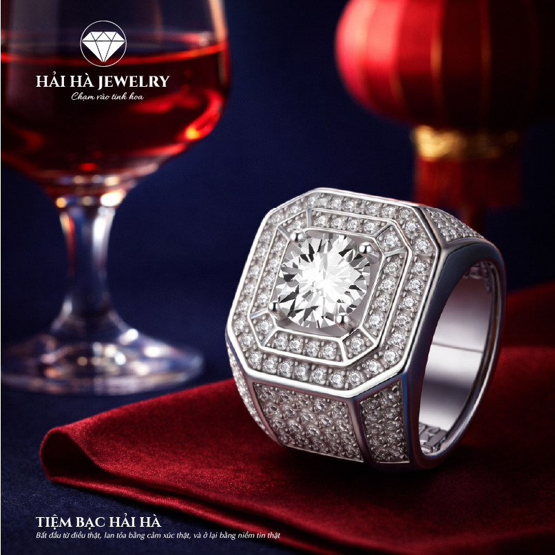 Nhẫn nam bản lĩnh tĩnh – Vị thế không cần lên tiếng | Hải Hà Jewelry