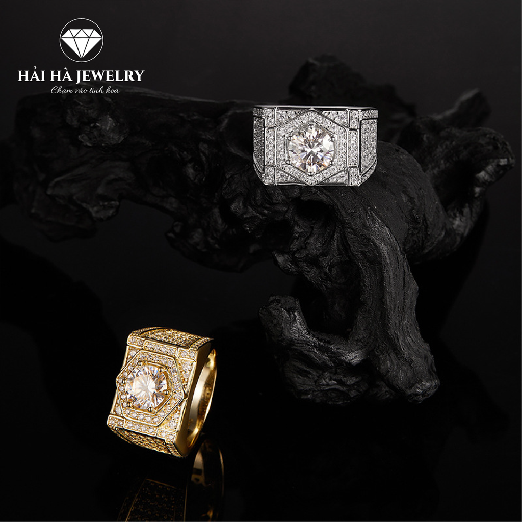 Nhẫn nam đa giác – Vững vàng trong im lặng | Hải Hà Jewelry