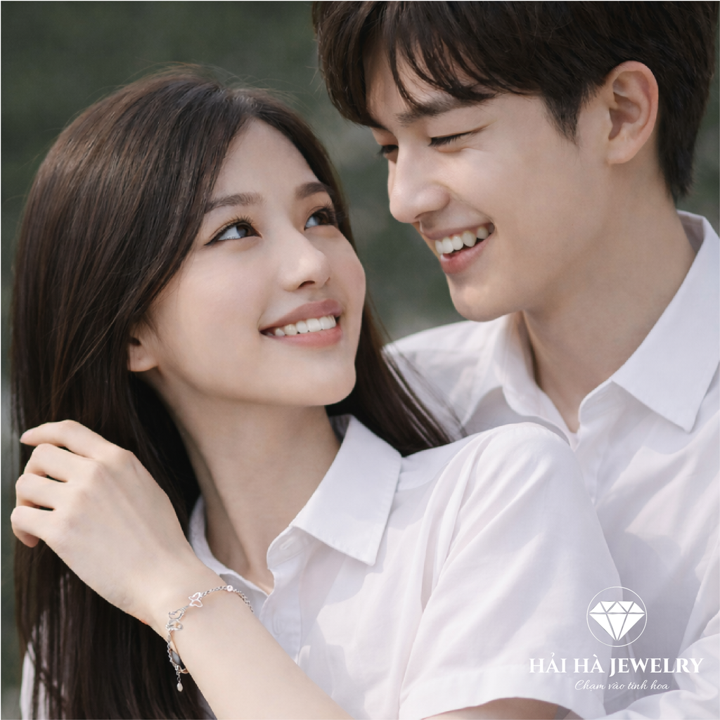 Vòng tay cánh bướm ngọc trai – Dịu dàng khi được là chính mình | Hải Hà Jewelry