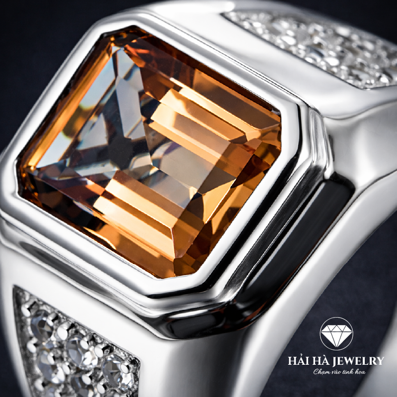 Nhẫn bạc nam đá zultanite diaspore – bản lĩnh của sự chuyển hóa | Hải Hà Jewelry