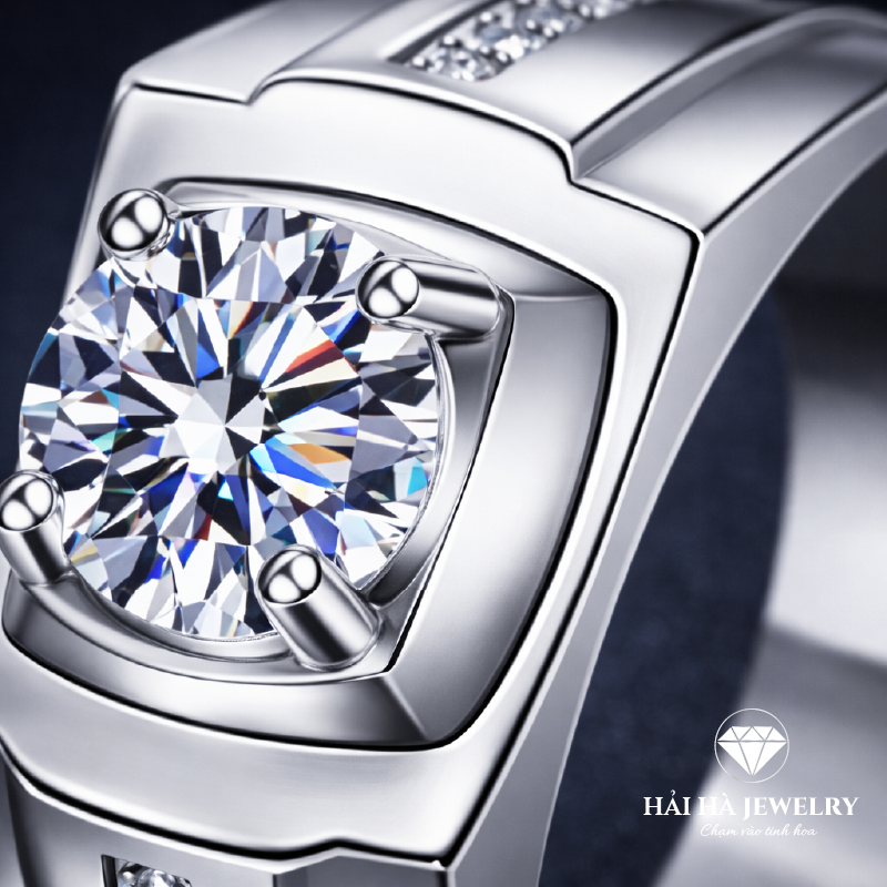 Nhẫn bạc nam bản lĩnh lặng thầm | Hải Hà Jewelry
