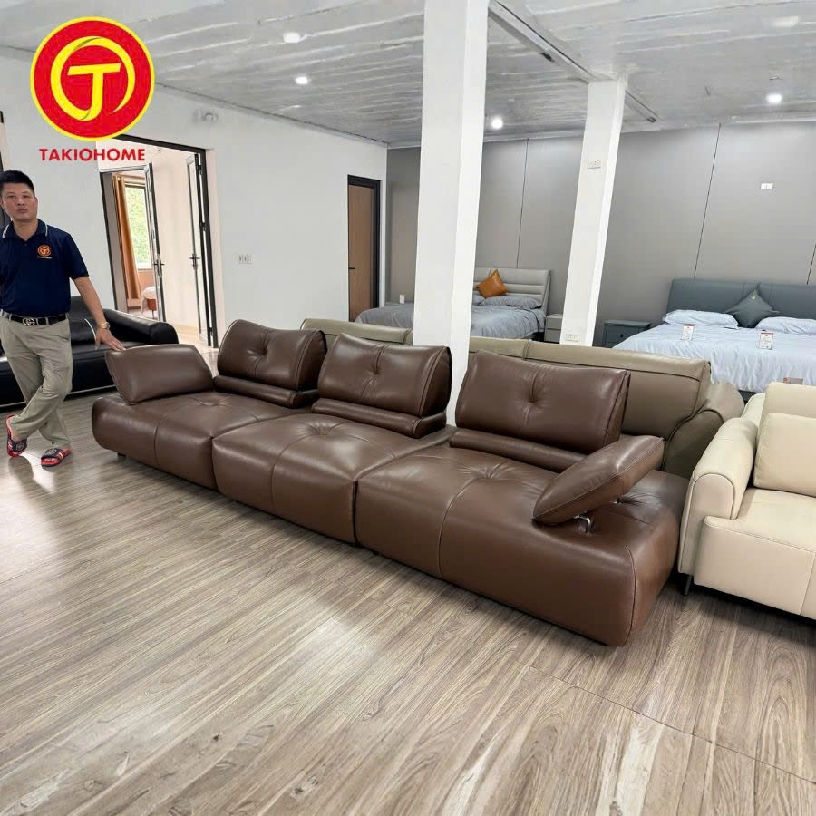SOFA BĂNG DA BÒ HW-89