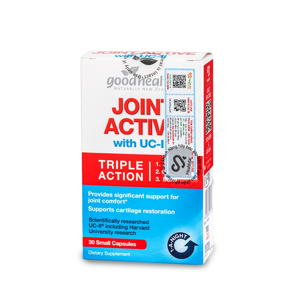 Viên sụn khớp Goodhealth Join Active UC2 30 viên hỗ trợ đau nhức xương khớp