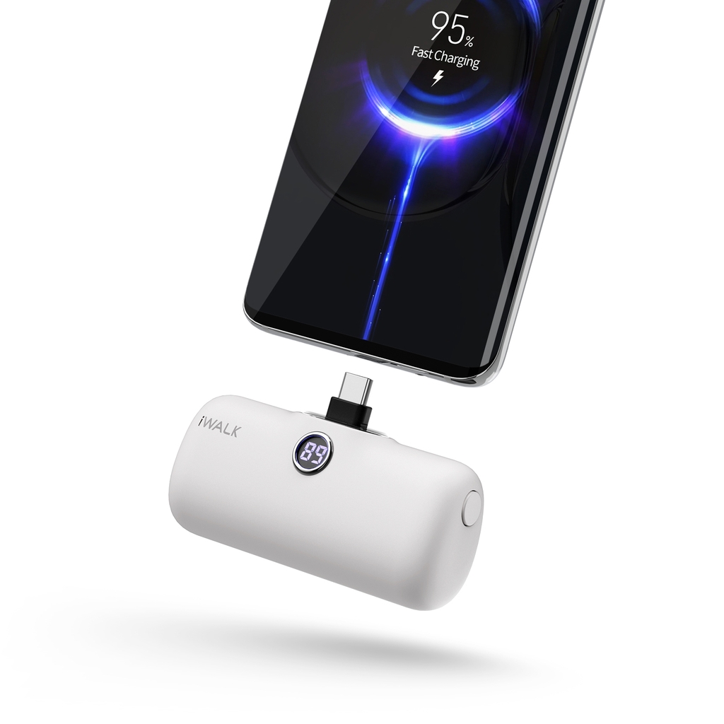 Sạc Dự Phòng Mini iWALK LinkPod P 5000mAh – Lightning/Type C, Sạc Nhanh PD 18W, Màn Hình LED, Nhỏ Gọn