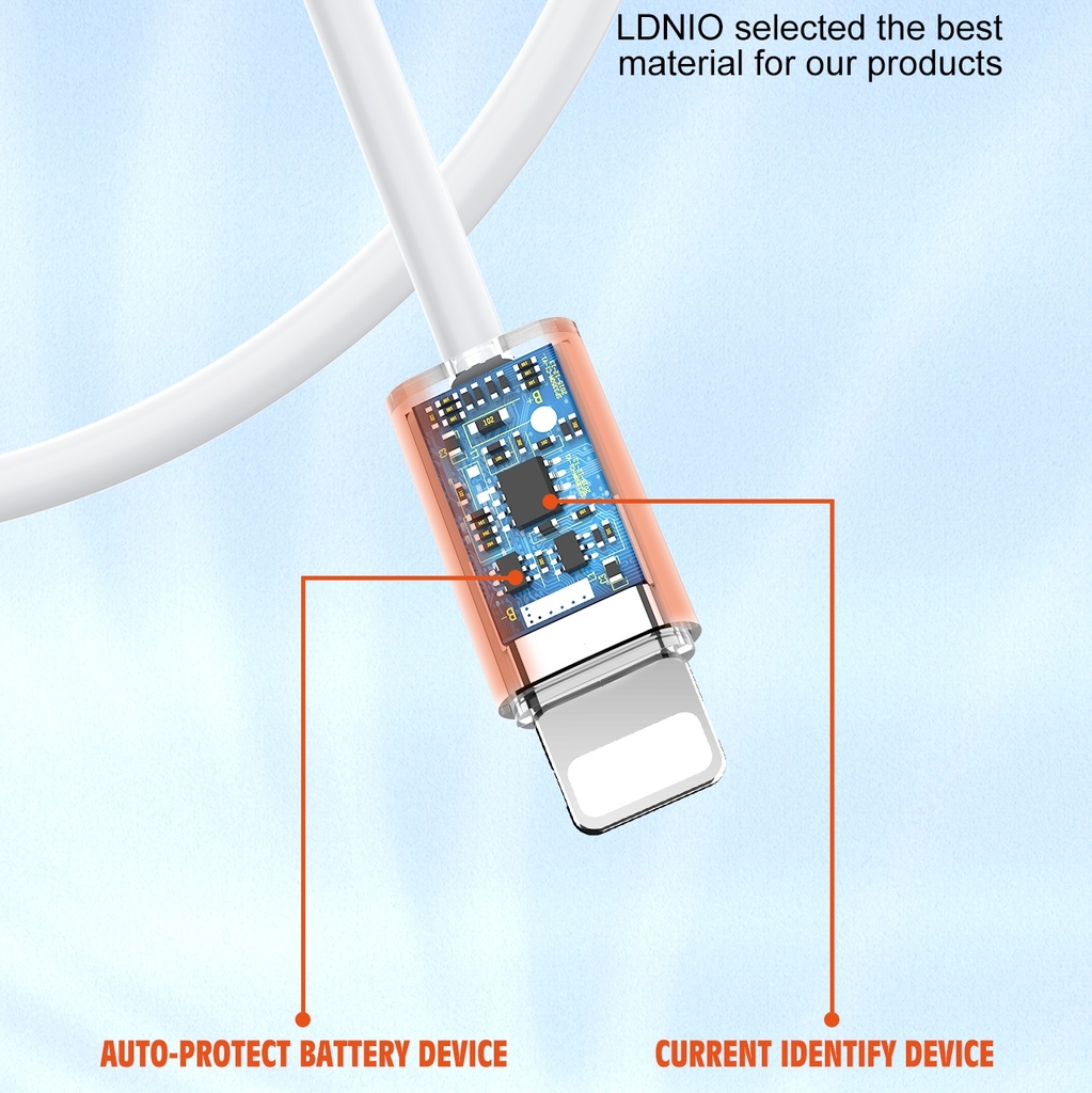 Cáp Sạc Nhanh LDNIO LS891 Dài 1M – Hỗ Trợ Micro/Lightning/Type-C, Truyền Dữ Liệu 480Mbps, Bền Dẻo