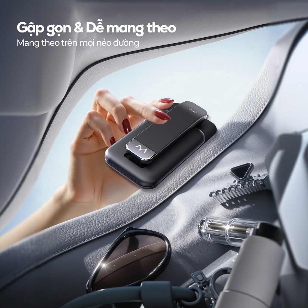 Giá đỡ điện thoại iWALK StandMe Duogrip – Từ tính mạnh – Điều chỉnh độ cao & góc nhìn – Gập gọn tiện mang theo