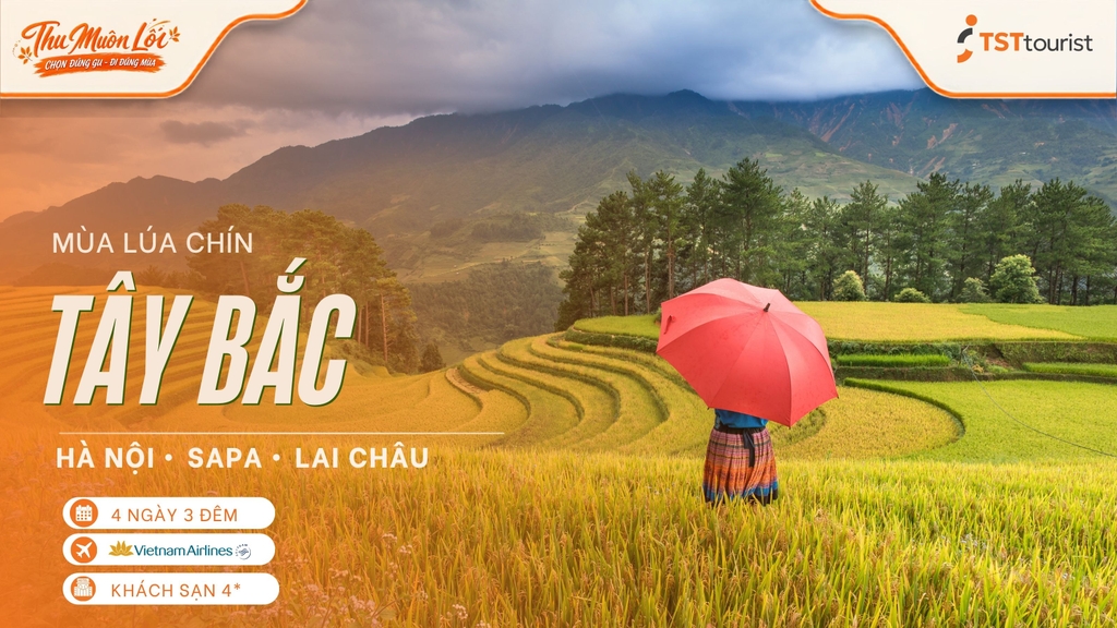 MÙA LÚA CHÍN TÂY BẮC: HÀ NỘI - SAPA - LAI CHÂU