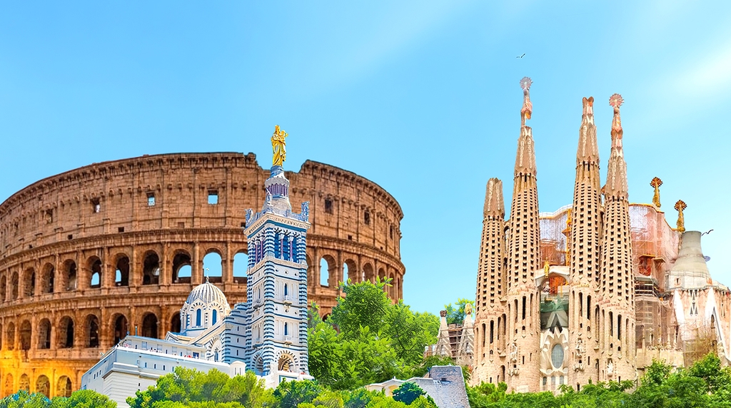 HÀNH TRÌNH CHÂU ÂU: Ý - PHÁP - TÂY BAN NHA