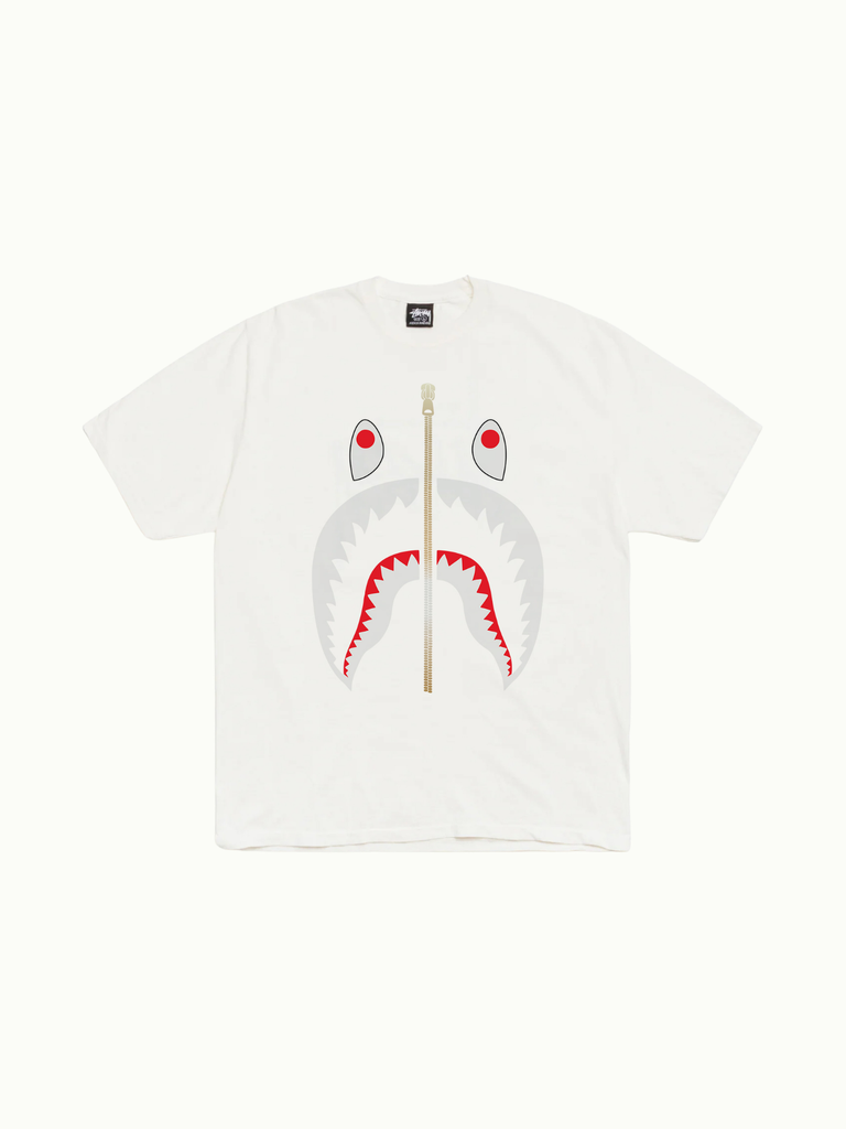 Stussy x BAPE Shark Tee