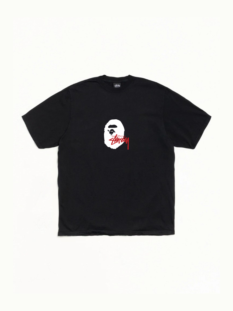 Stussy x BAPE Graphic Logo Tee