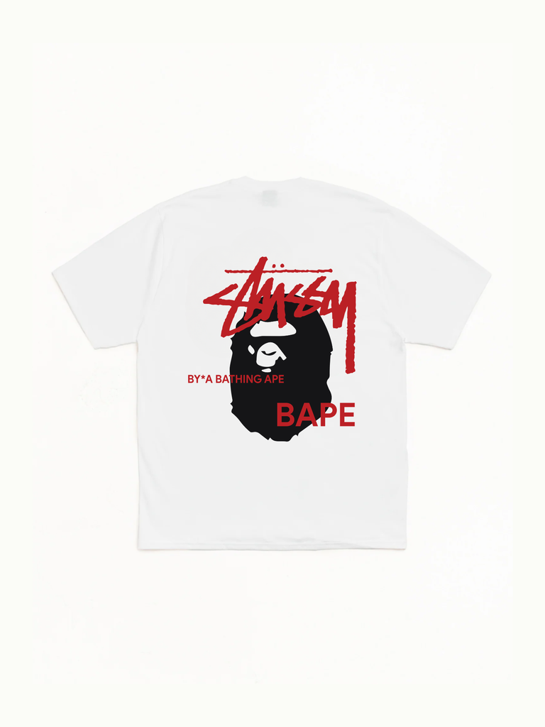 Stussy x BAPE Graphic Logo Tee