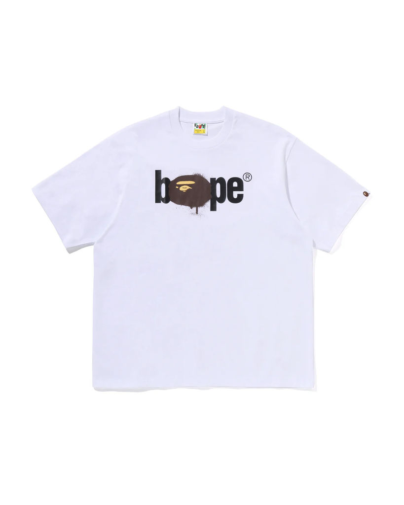Graffiti BAPE Logo Relaxed Fit Tee Tee