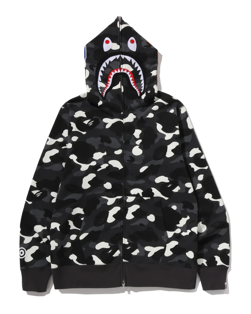 City Camo Shark Regular Fit Full Zip Hoodie