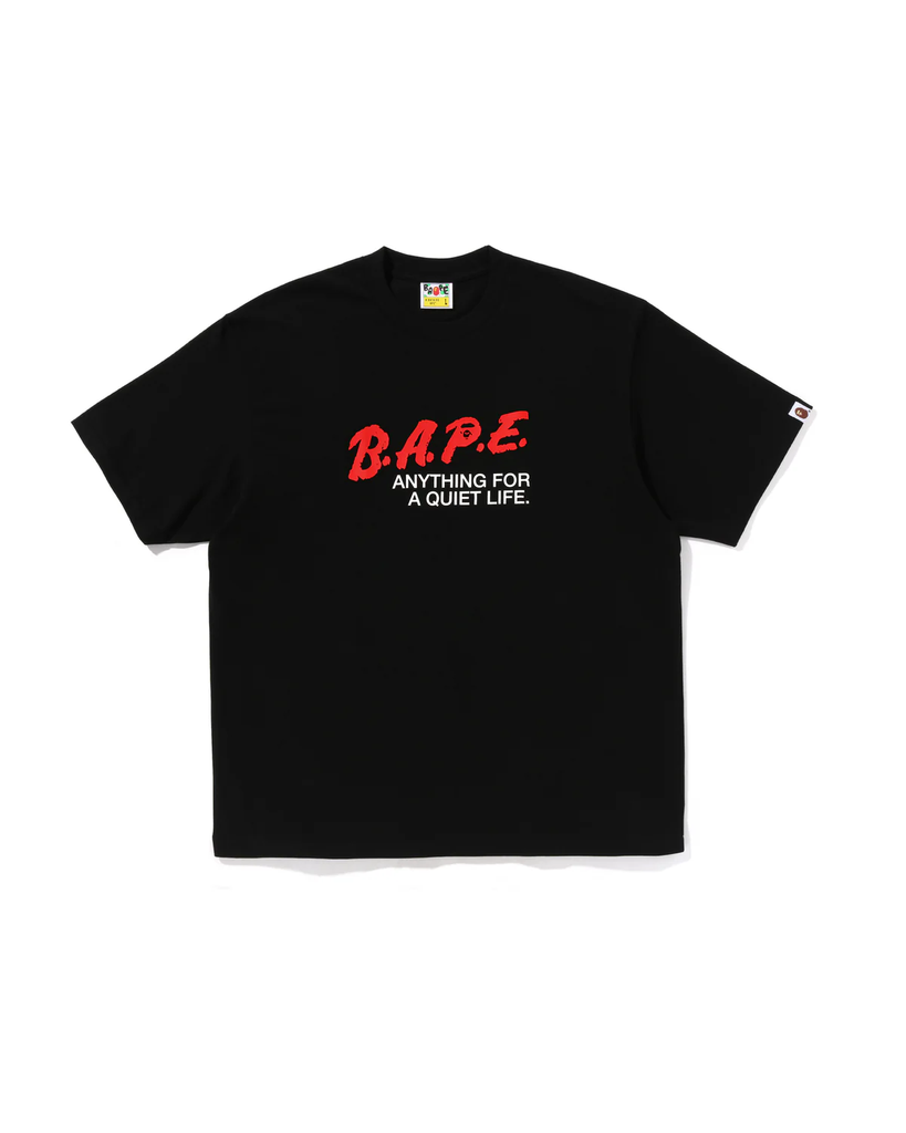 BAPE Motto Logo Relaxed Fit Tee