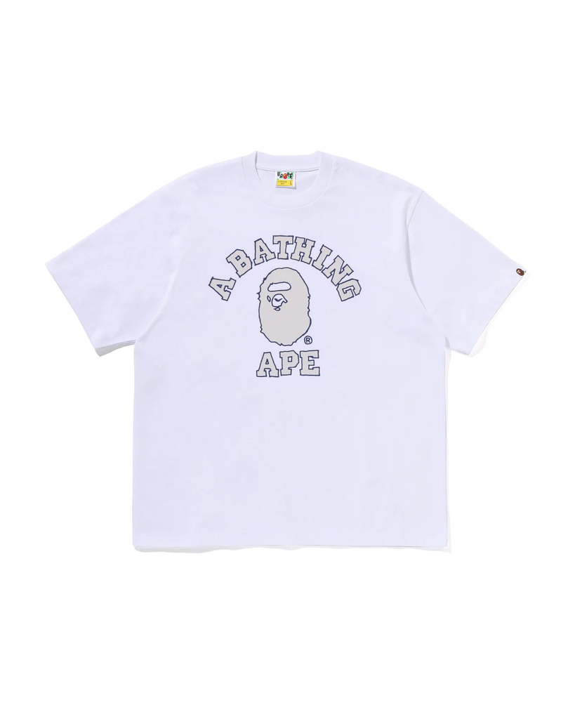 Hand Drawn Outline College Relaxed Fit Tee