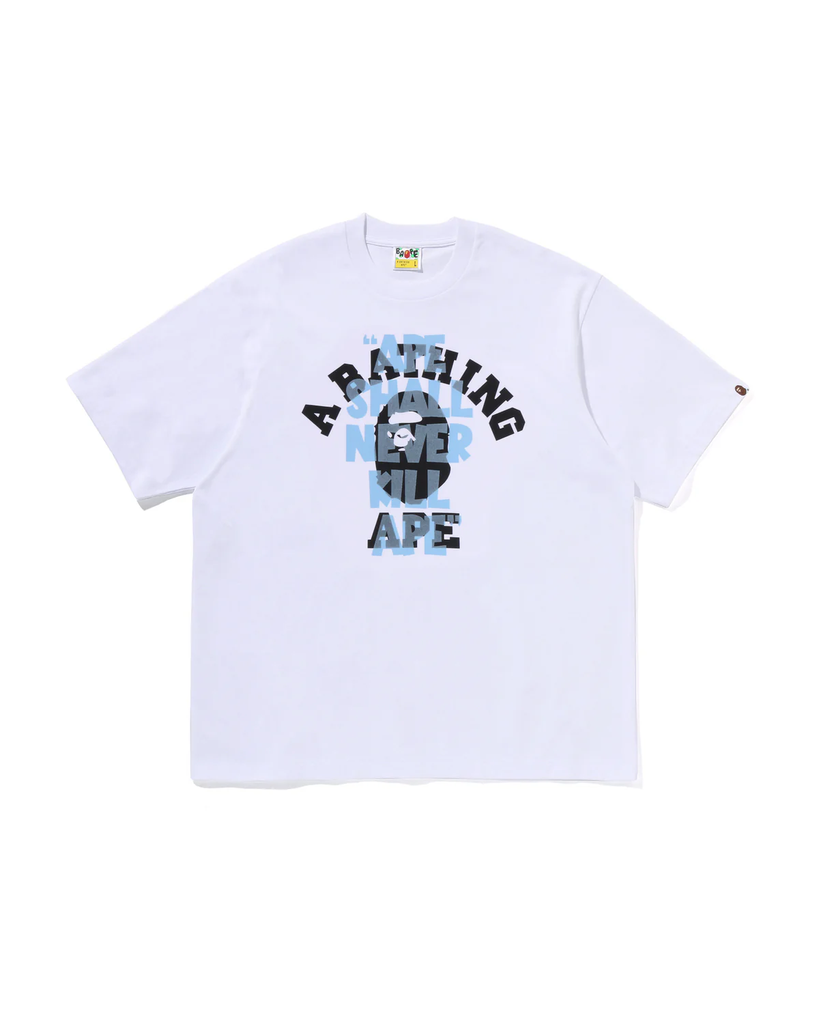 Ape Shall Never Kill Ape College Relaxed Fit Tee