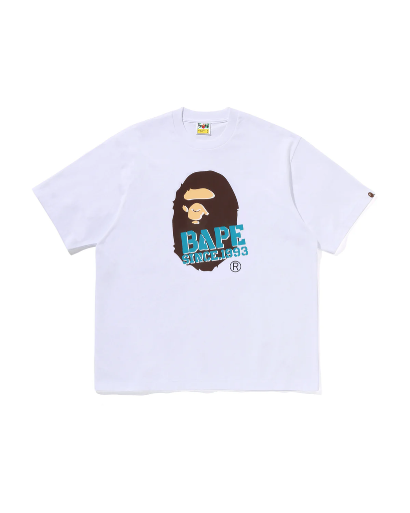 Stencil Font Ape Head Relaxed Fit Tee