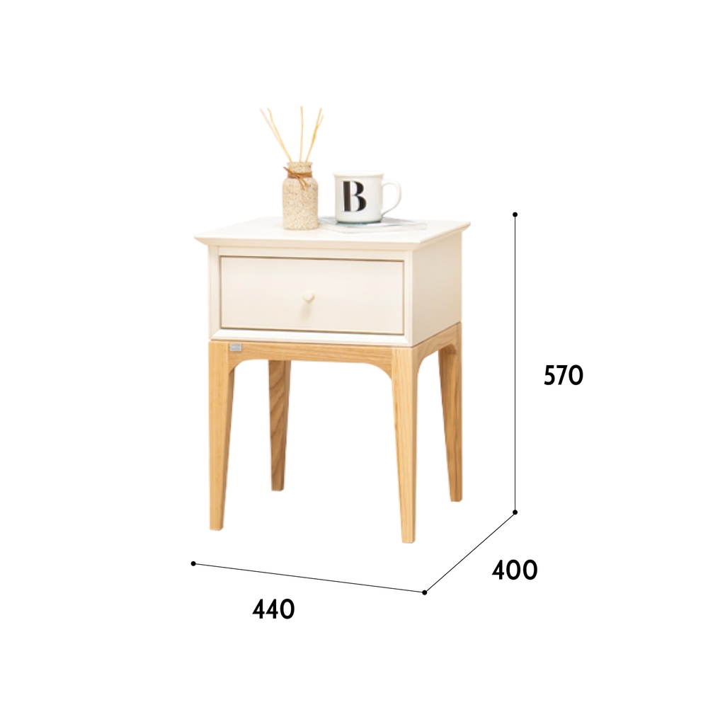 TỦ ĐẦU GIƯỜNG DAILY WHITE