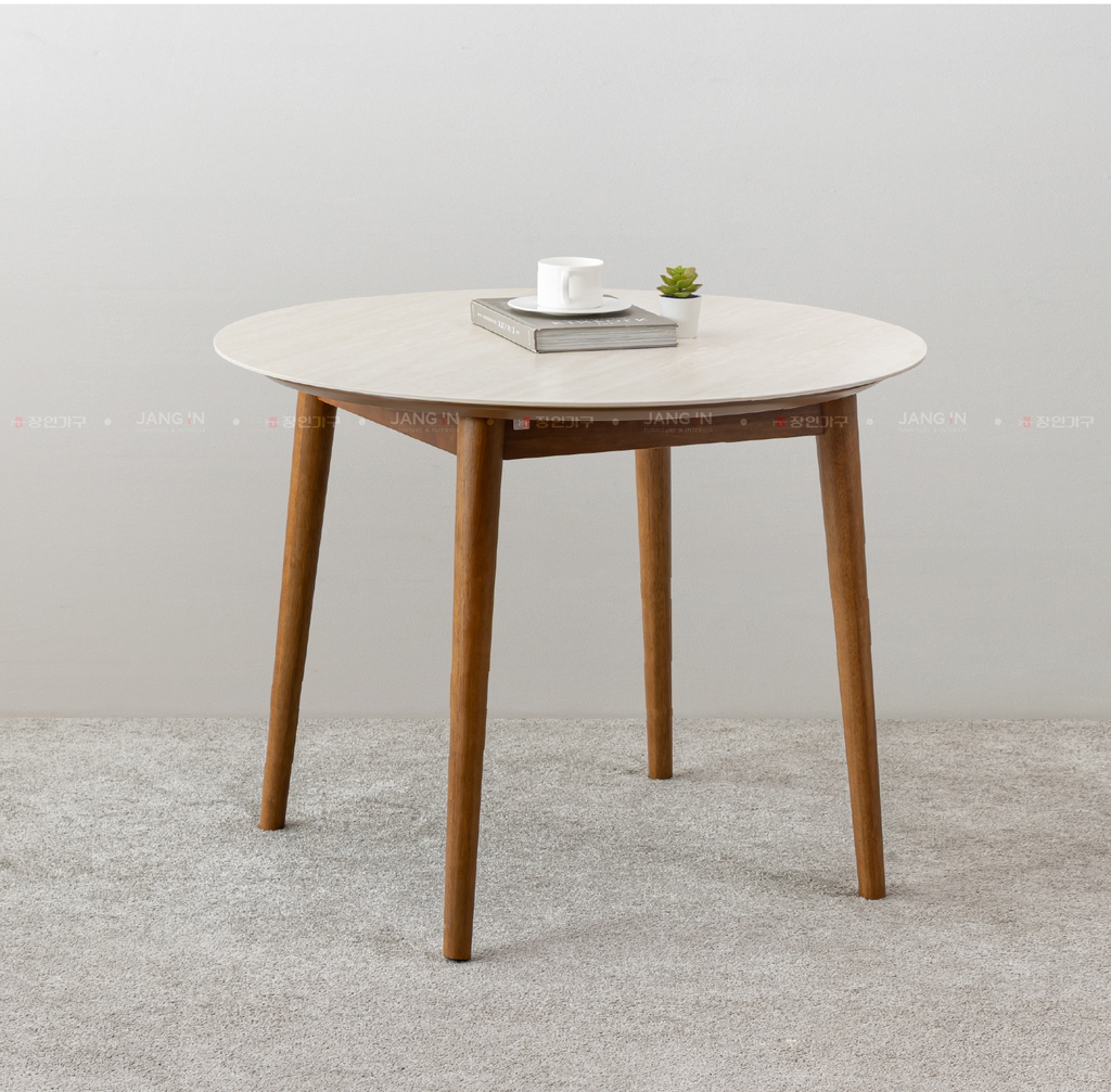 BÀN ĂN TRÒN ĐÁ CERAMIC ADELINE 4 CHỖ
