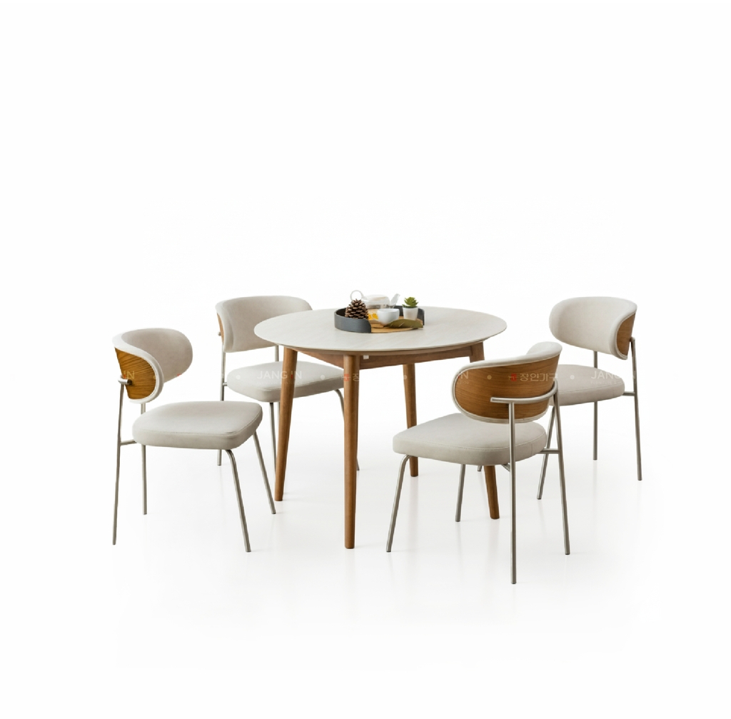 BỘ BÀN CERAMIC ADELINE(Tròn)