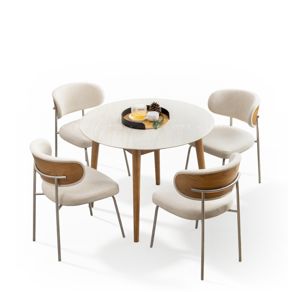 BỘ BÀN CERAMIC ADELINE(Tròn)