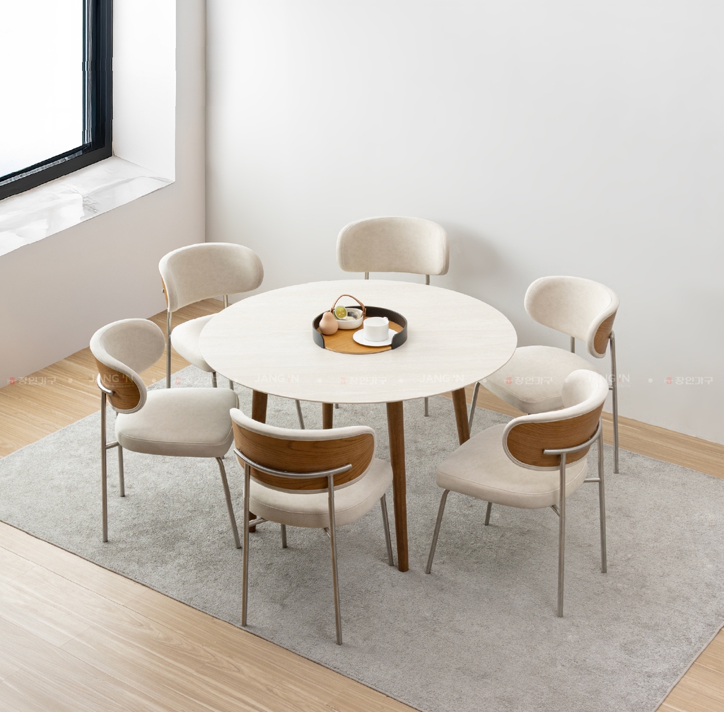 BỘ BÀN CERAMIC ADELINE(Tròn)