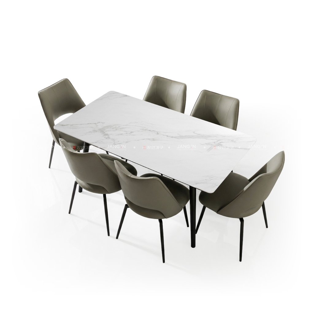 BỘ BÀN ĂN CERAMIC AMELIA + LUMI