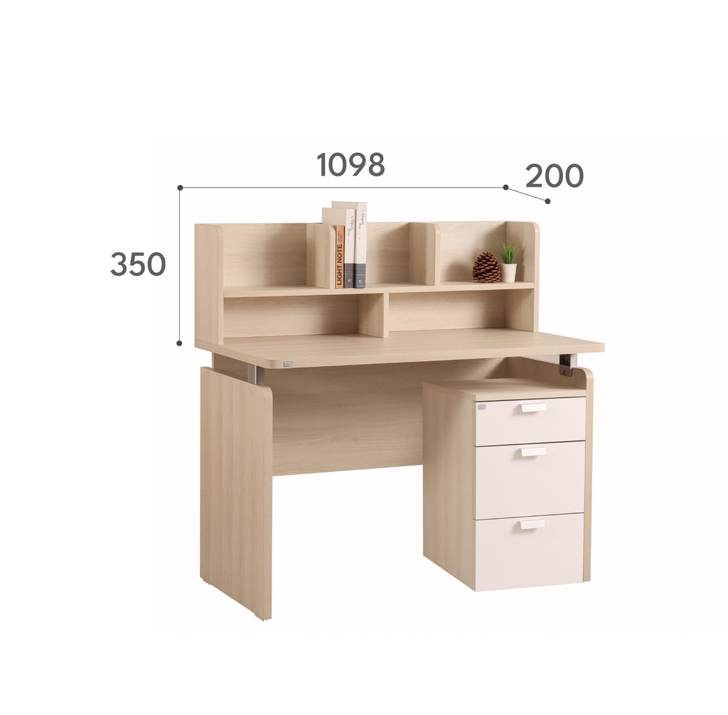 BÀN HỌC NEXORA(1100) + KỆ