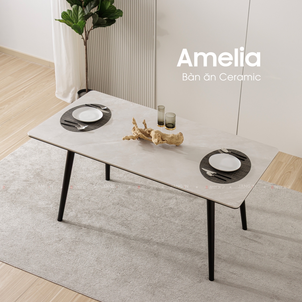 BÀN ĂN CERAMIC AMELIA