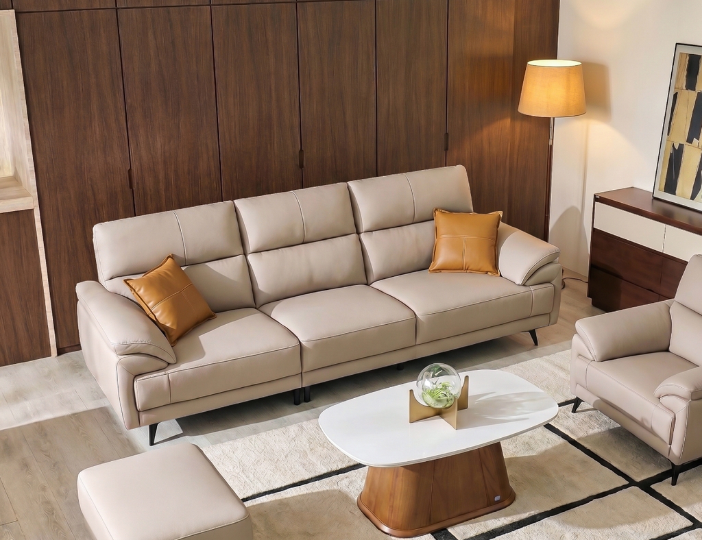SOFA DA 4 CHỖ CAPRI
