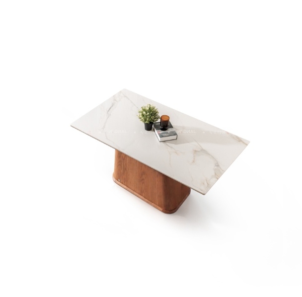 BÀN ĂN CHỮ NHẬT MẶT ĐÁ CERAMIC EDEN 4 CHỖ