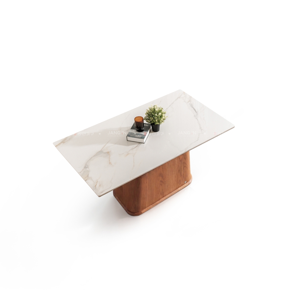 BÀN ĂN CHỮ NHẬT MẶT ĐÁ CERAMIC EDEN 6 CHỖ