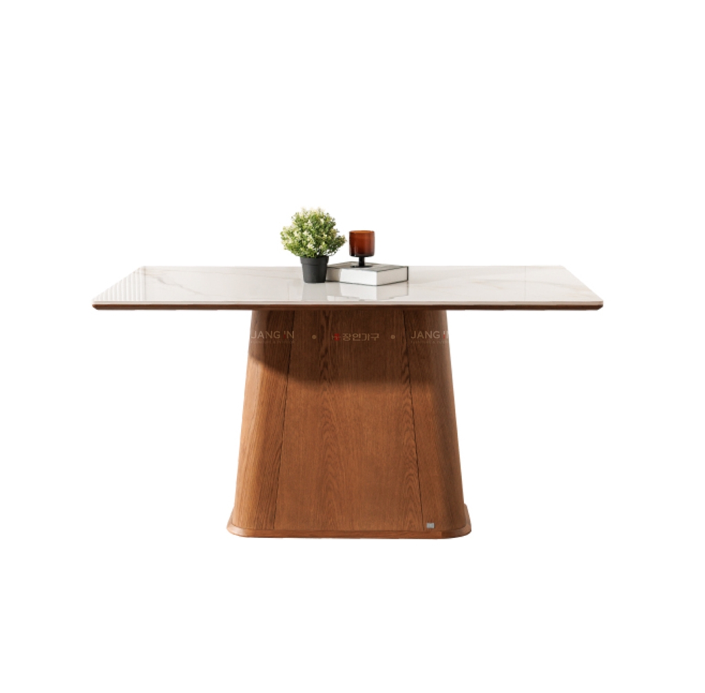 BÀN ĂN CHỮ NHẬT MẶT ĐÁ CERAMIC EDEN 6 CHỖ
