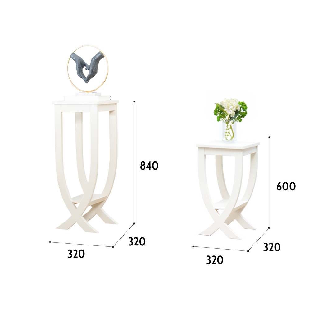 KỆ HOA DAILY WHITE