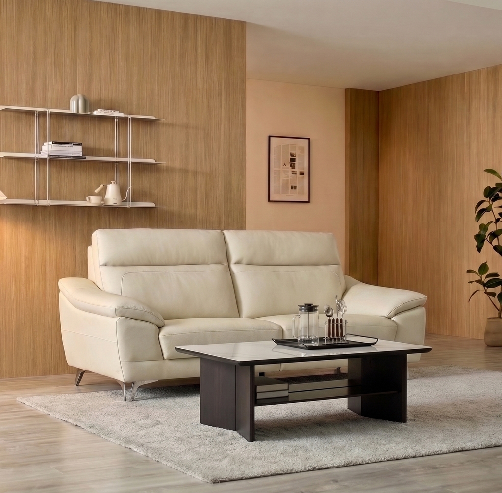 SOFA DA 3 CHỖ HUDSON
