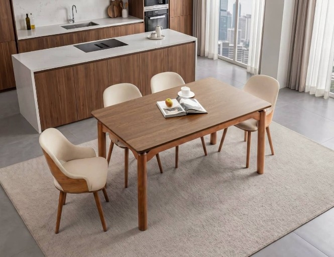 BỘ BÀN ĂN 6 CHỖ HUGO
