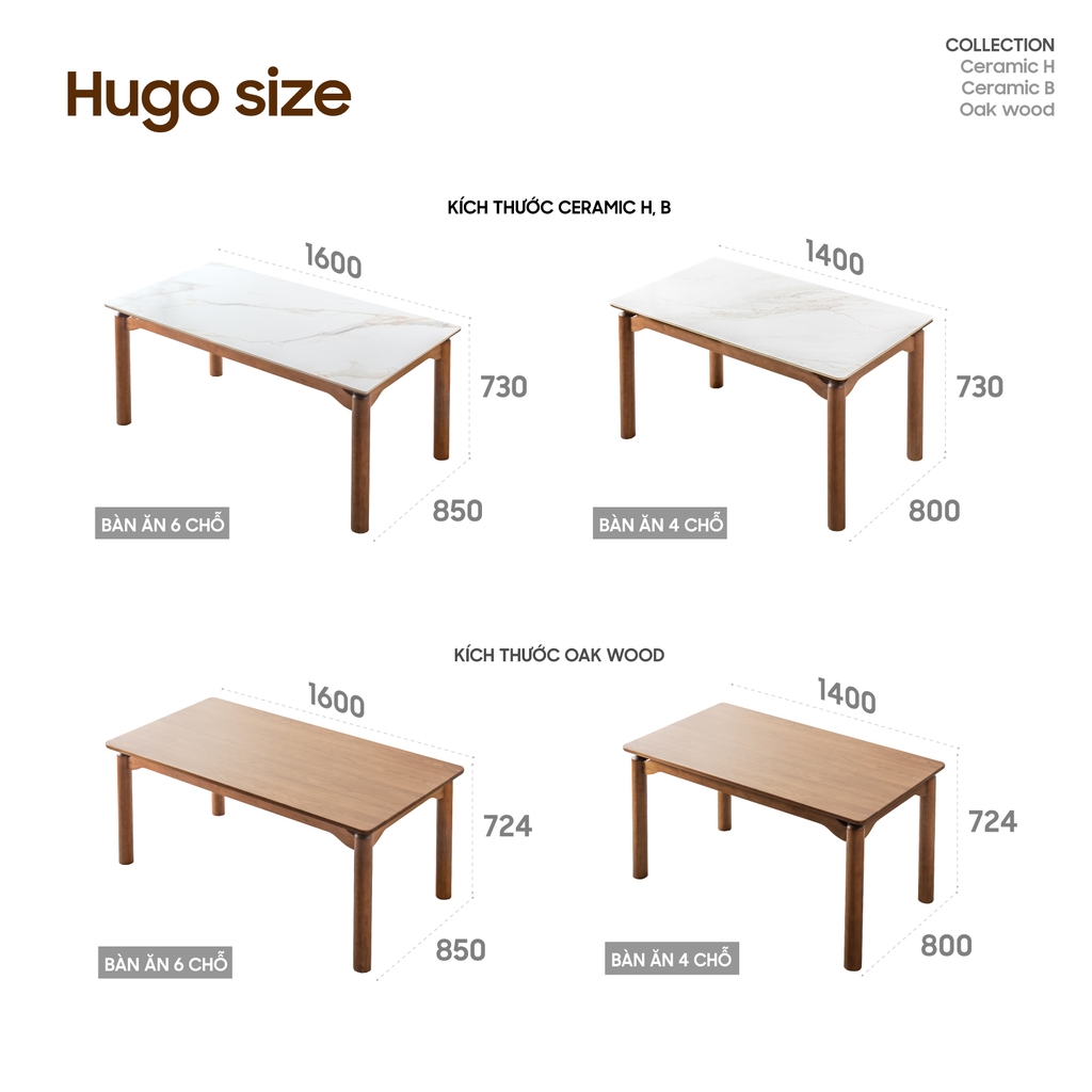 BỘ BÀN ĂN HUGO