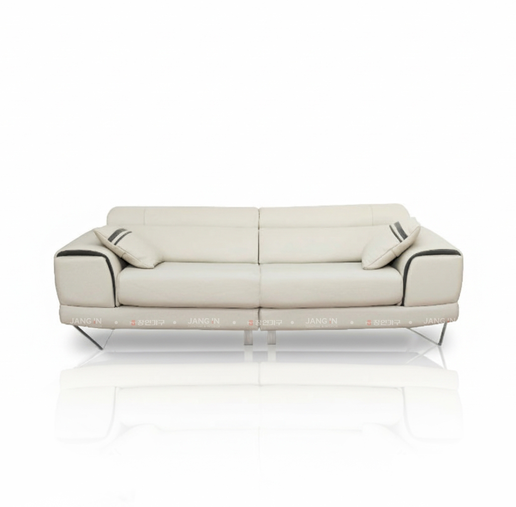 SOFA DA 3 CHỖ INDI IVORY